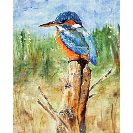 Kingfisher (Acrylic)