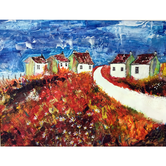 Red Field (acrylics)