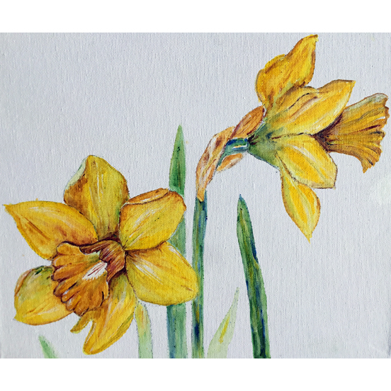 Daffodils (Acrylic)